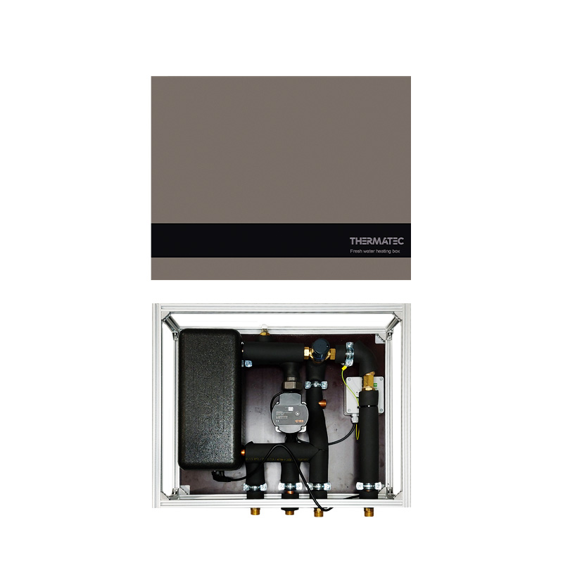fresh water heating box z zaworem mieszającym (bez cyrkulacji)