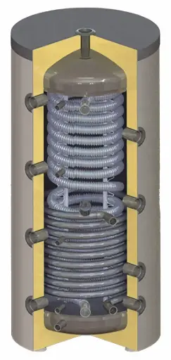 bufor biwalentny kht hph 11 300l (klasa a, wężownica górna inox)