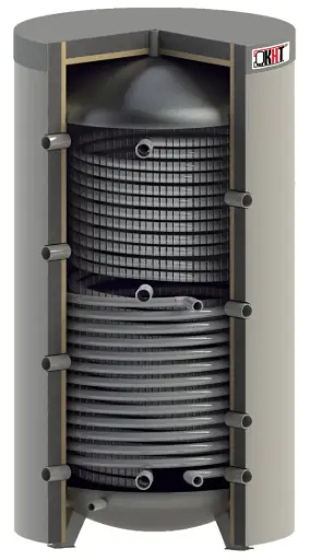zbiornik buforowy hygienic kht hph 11 300l (2 wężownice, klasa b)