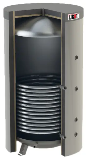 zbiornik buforowy kht ps 01 4000l (1 wężownica, izolacja pum)